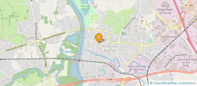 localisation de l'entreprise MADAME HAVA KARAKUS  ANDREZIEUX-BOUTHEON