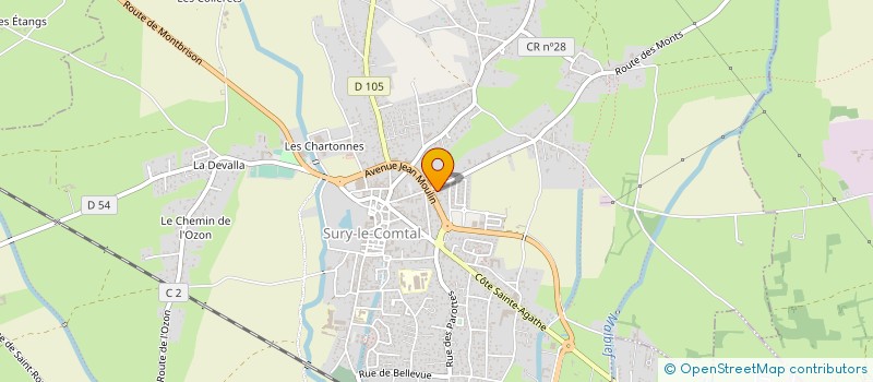 localisation de l'entreprise MADAME HAVA KOCA  SURY-LE-COMTAL