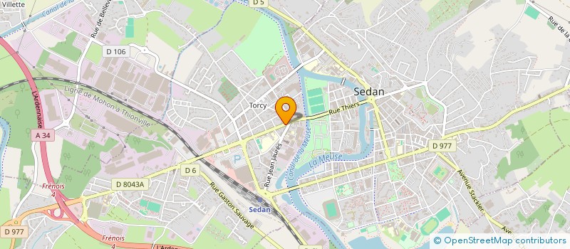 localisation de l'entreprise MADAME HAVVA SERT  SEDAN