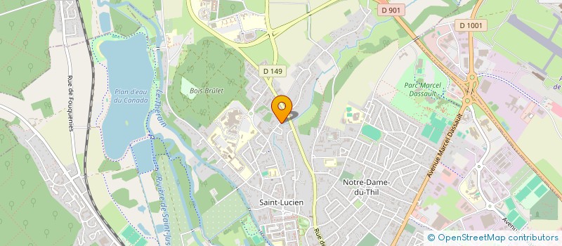 localisation de l'entreprise MADAME HAVY DAU  BEAUVAIS