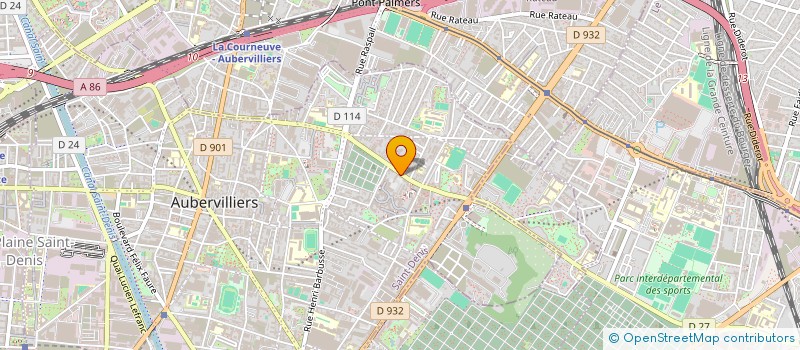 localisation de l'entreprise MADAME HAWA BA  BOBIGNY