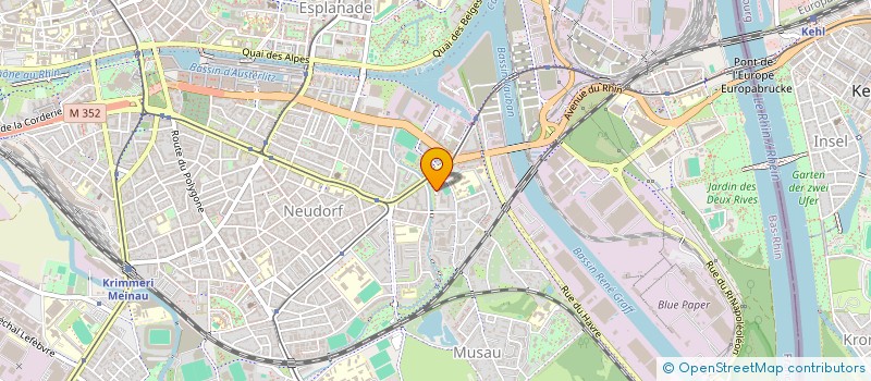 localisation de l'entreprise MADAME HAWA BAL  STRASBOURG