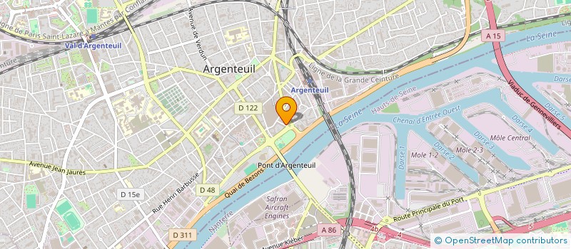 localisation de l'entreprise MADAME HAWA BARADJI  ARGENTEUIL