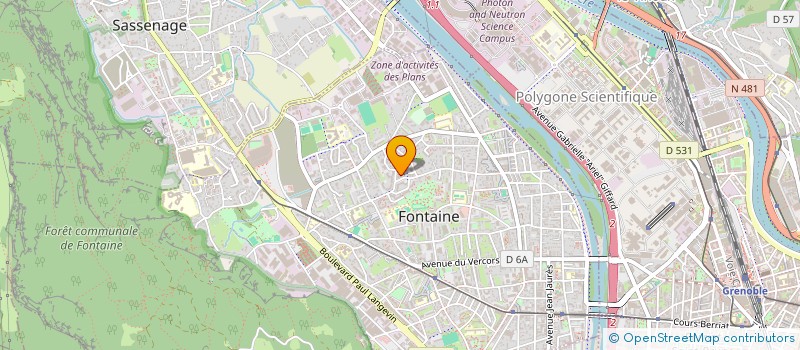 localisation de l'entreprise MADAME HAWA CAMARA  FONTAINE