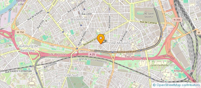 localisation de l'entreprise MADAME HAWA CONDE  LILLE