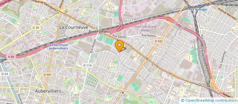 localisation de l'entreprise MADAME HAWA COULIBALY à LA COURNEUVE