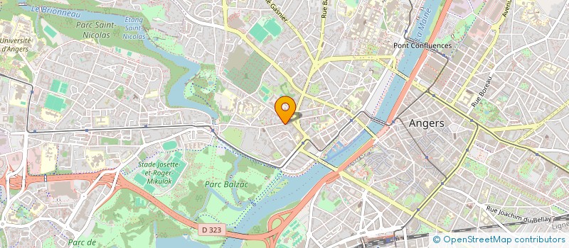 localisation de l'entreprise MADAME HAWA DIALLO à ANGERS