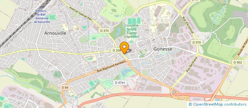 localisation de l'entreprise MADAME HAWA DIAWARA à GONESSE