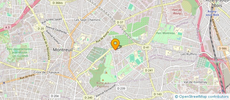 localisation de l'entreprise MADAME HAWA GADIO à MONTREUIL