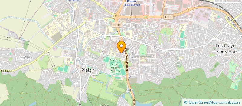 localisation de l'entreprise MADAME HAWA KORERA  PLAISIR