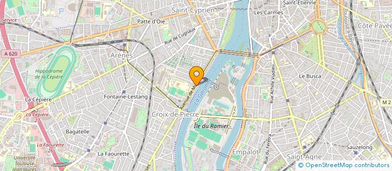 localisation de l'entreprise MADAME HAWA LAETITIA KONATE  TOULOUSE