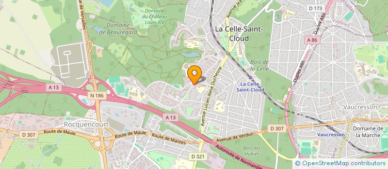 localisation de l'entreprise MADAME HAWA LO  LA CELLE-SAINT-CLOUD