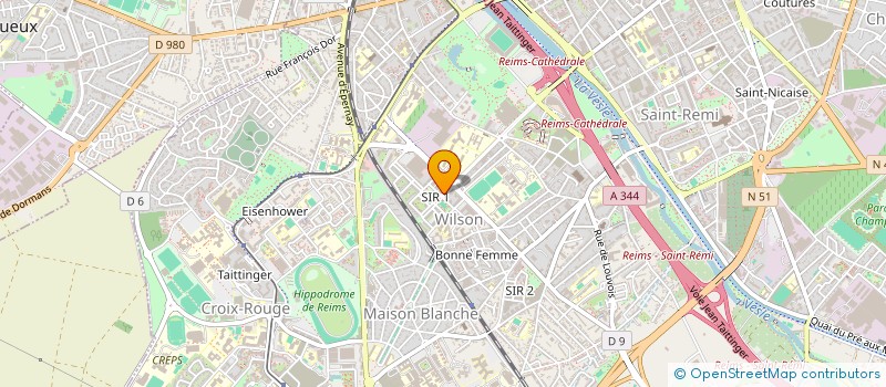 localisation de l'entreprise MADAME HAWA MANSOURI à REIMS