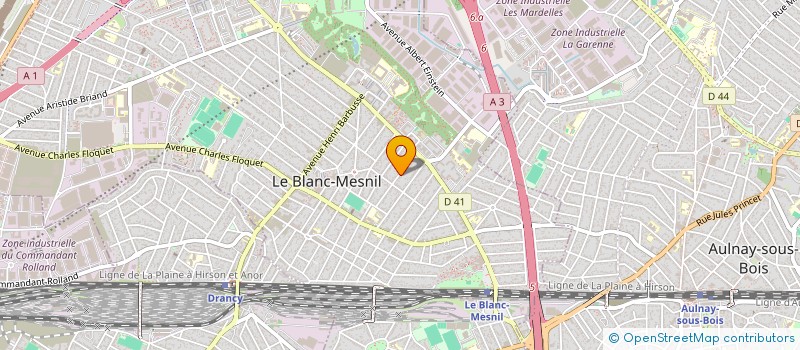localisation de l'entreprise MADAME HAWA NDIAYE à LE BLANC-MESNIL