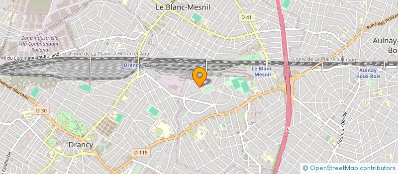 localisation de l'entreprise MADAME HAWA PENDA KANOUTE  LE BLANC-MESNIL