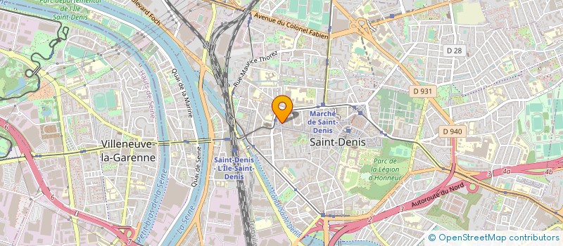 localisation de l'entreprise MADAME HAWA SISSAKO à SAINT-DENIS