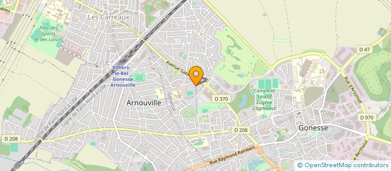 localisation de l'entreprise MADAME HAWA SOUMARE  GONESSE