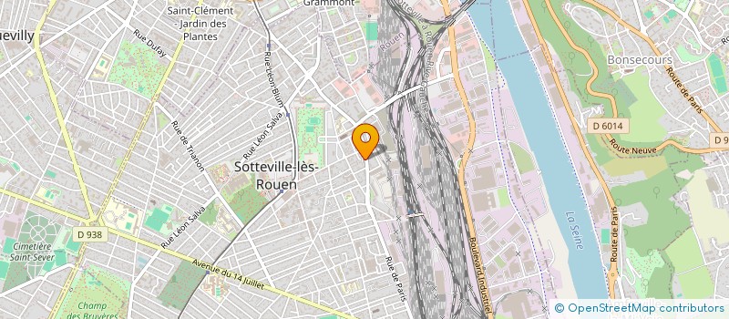 localisation de l'entreprise MADAME HAWA SY  SOTTEVILLE-LES-ROUEN