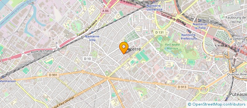 localisation de l'entreprise MADAME HAWA SYLLA  NANTERRE