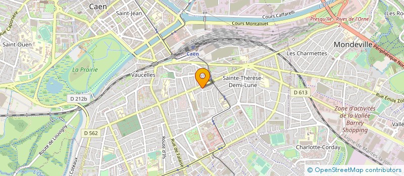 localisation de l'entreprise MADAME HAWA TRAORE à CAEN