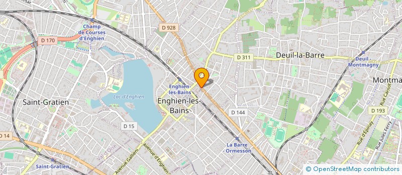 localisation de l'entreprise MADAME HAWALI DIALLO  ENGHIEN-LES-BAINS