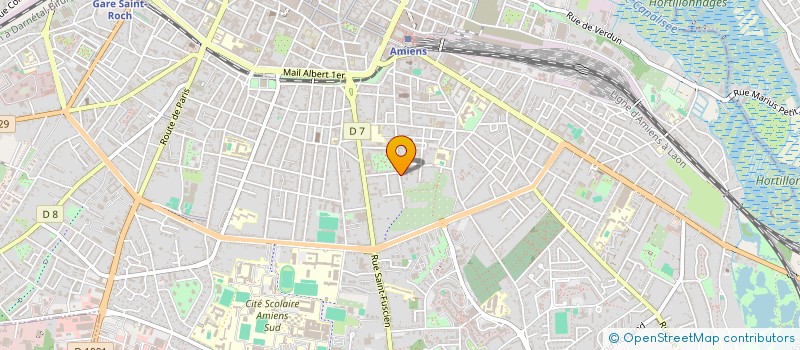 localisation de l'entreprise MADAME HAWI SABA à AMIENS