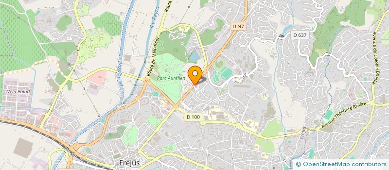 localisation de l'entreprise MADAME HAYAT ABDOU à FREJUS