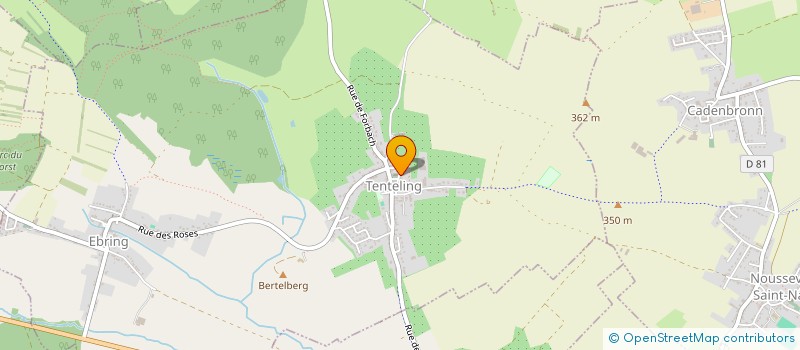 localisation de l'entreprise MADAME HAYAT ABU HAMAD  TENTELING