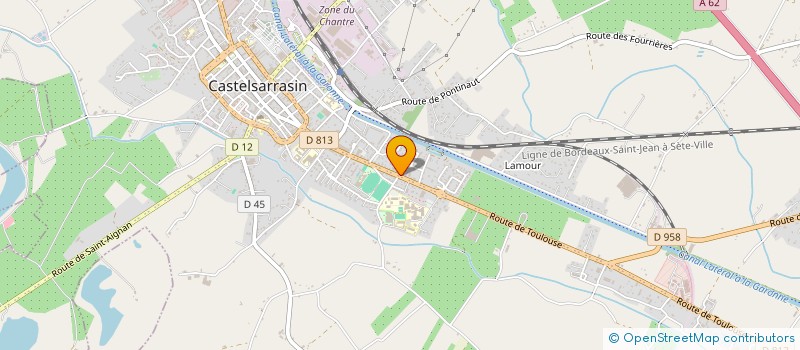 localisation de l'entreprise MADAME HAYAT AKLA  CASTELSARRASIN