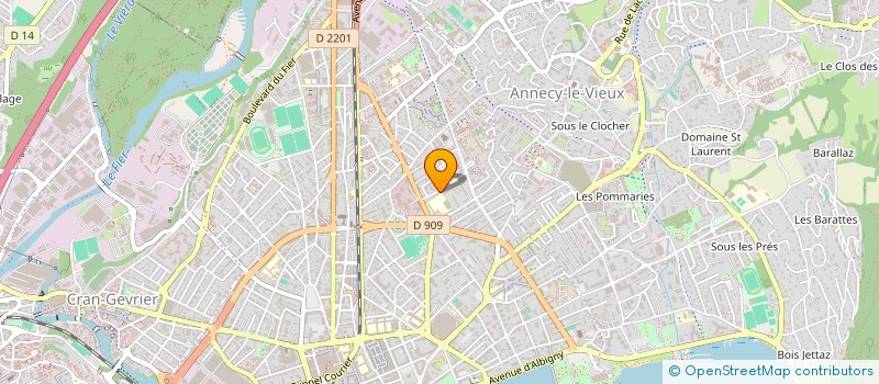 localisation de l'entreprise MADAME HAYAT AKSOUH à ANNECY