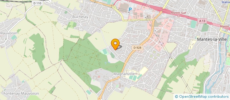 localisation de l'entreprise MADAME HAYAT ALAMI MARONI  MAGNANVILLE