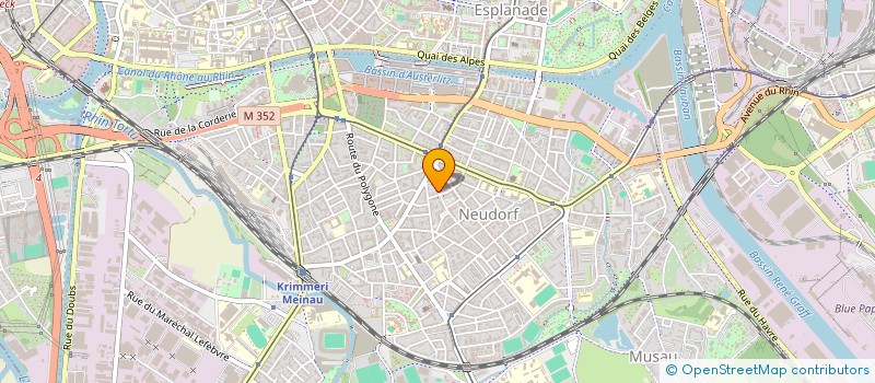 localisation de l'entreprise MADAME HAYAT ALLALI à STRASBOURG