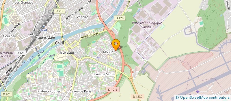localisation de l'entreprise MADAME HAYAT BAKNI à CREIL