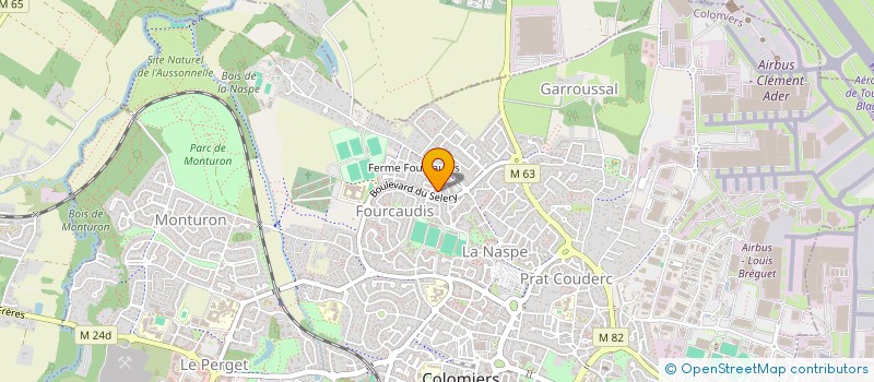 localisation de l'entreprise MADAME HAYAT BARACHE à COLOMIERS