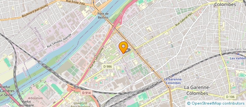 localisation de l'entreprise MADAME HAYAT BAROUD  COLOMBES