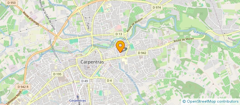 localisation de l'entreprise MADAME HAYAT BEN BRAHIM à CARPENTRAS