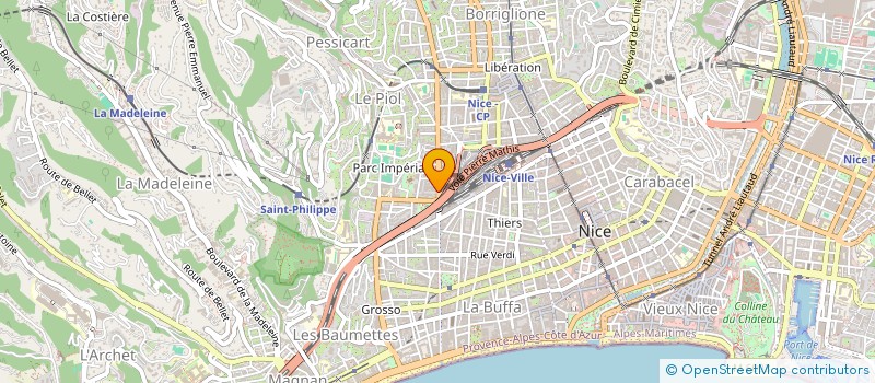 localisation de l'entreprise MADAME HAYAT BENZAMIA  NICE