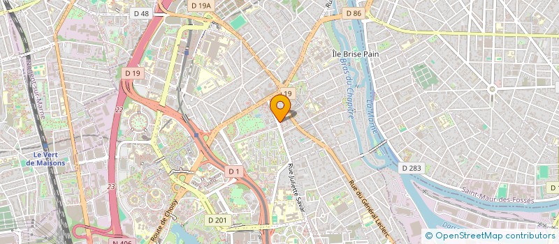 localisation de l'entreprise MADAME HAYAT BRAHAMI  CRETEIL