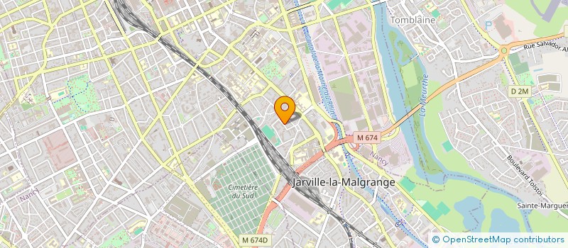 localisation de l'entreprise MADAME HAYAT CHOUALI  NANCY