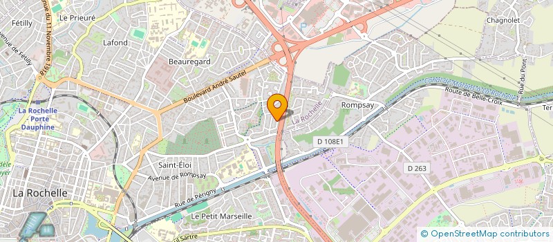 localisation de l'entreprise MADAME HAYAT EL MARZGUIOUI  LA ROCHELLE