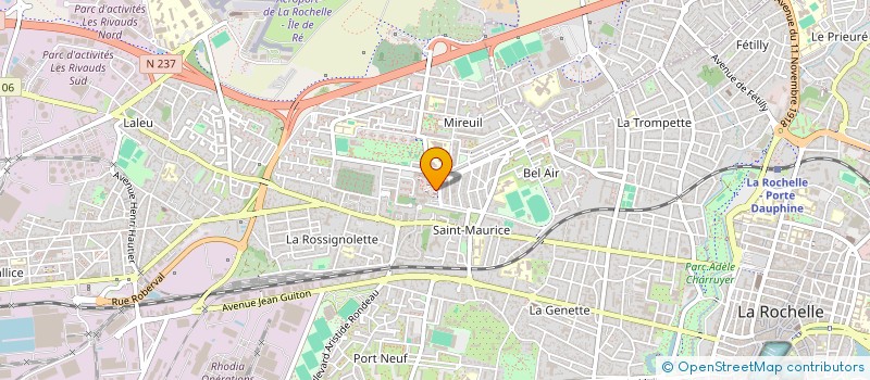 localisation de l'entreprise MADAME HAYAT FLISSI  LA ROCHELLE