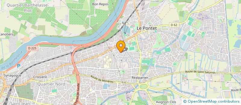 localisation de l'entreprise MADAME HAYAT HAJJI  LE PONTET