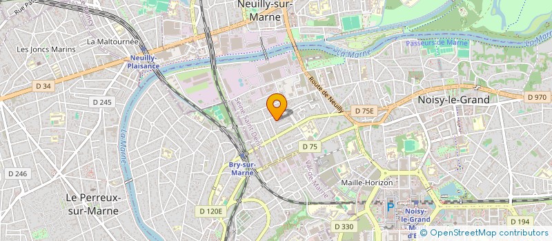 localisation de l'entreprise MADAME HAYAT HAMITOUCHE à NOISY-LE-GRAND