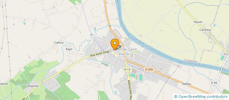 localisation de l'entreprise MADAME HAYAT JBILOU  LABASTIDE-SAINT-PIERRE