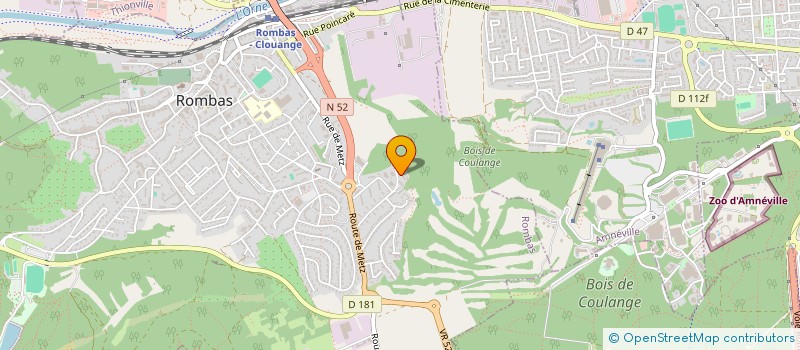 localisation de l'entreprise MADAME HAYAT MAAMERI  ROMBAS