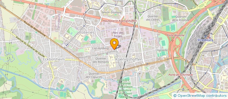 localisation de l'entreprise MADAME HAYAT MOUIH à STRASBOURG