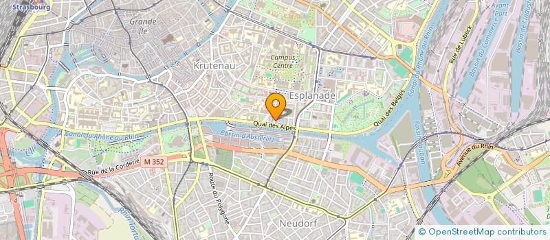 localisation de l'entreprise MADAME HAYAT REBANI à STRASBOURG
