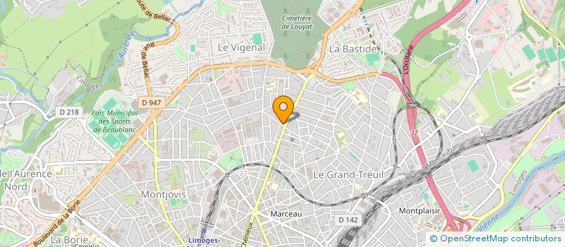 localisation de l'entreprise MADAME HAYAT TALEB à LIMOGES