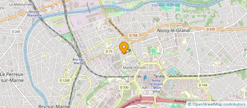 localisation de l'entreprise MADAME HAYATE BEN REHOU  NOISY-LE-GRAND