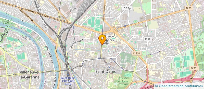 localisation de l'entreprise MADAME HAYET AZZEDDINE à SAINT-DENIS